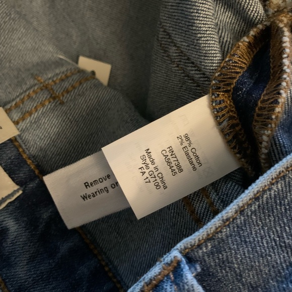 NWT Madewell Step-Hem Jean Skirt in Brandt Wash - Size 26 - Picture 7 of 8